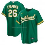 Maglia Baseball Uomo Oakland Athletics Matt Chapman Alternato Replica Verde