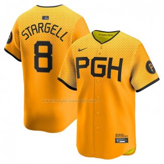 Maglia Baseball Uomo Pittsburgh Pirates Willie Stargell City Connect Limited Oro