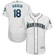 Maglia Baseball Uomo Seattle Mariners Yusei Kikuchi Majestic Autentico Collection Bianco