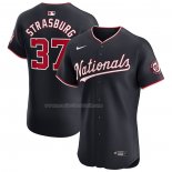 Maglia Baseball Uomo Washington Nationals Stephen Strasburg Alternato Elite Nero