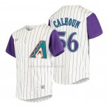 Maglia Baseball Bambino Arizona Diamondbacks Kole Calhoun Cooperstown Collection Alternato Crema