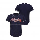 Maglia Baseball Bambino Atlanta Braves Replica Alternato Blu