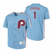 Maglia Baseball Bambino Philadelphia Phillies Richie Ashburn Cooperstown Collection Road Blu