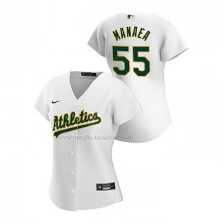 Maglia Baseball Donna Oakland Athletics Sean Manaea Replica Home 2020 Bianco