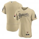 Maglia Baseball Uomo Arizona Diamondbacks City Connect Autentico Oro