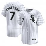 Maglia Baseball Uomo Chicago White Sox Tim Anderson Home Limited Bianco