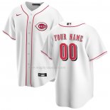 Maglia Baseball Uomo Cincinnati Reds Home Replica Personalizzate Bianco