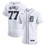 Maglia Baseball Uomo Detroit Tigers Andy Ibanez Home Elite Bianco