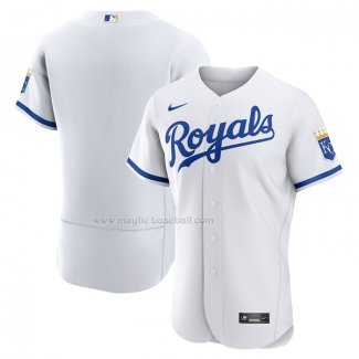 Maglia Baseball Uomo Kansas City Royals 2022 Home Autentico Bianco