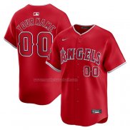 Maglia Baseball Uomo Los Angeles Angels Alternato Limited Personalizzate Rosso