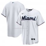 Maglia Baseball Uomo Miami Marlins Replica Home Bianco