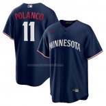 Maglia Baseball Uomo Minnesota Twins Jorge Polanco Replica Alternato Blu