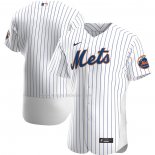 Maglia Baseball Uomo New York Mets Home Autentico Bianco