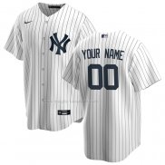 Maglia Baseball Uomo New York Yankees Home Replica Personalizzate Bianco