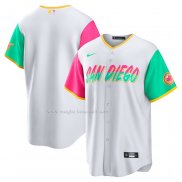 Maglia Baseball Uomo San Diego Padres 2022 City Connect Replica Bianco