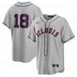 Maglia Baseball Uomo St. Louis Cardinals Jordan Walker 2024 Rickwood Classic Replica Grigio